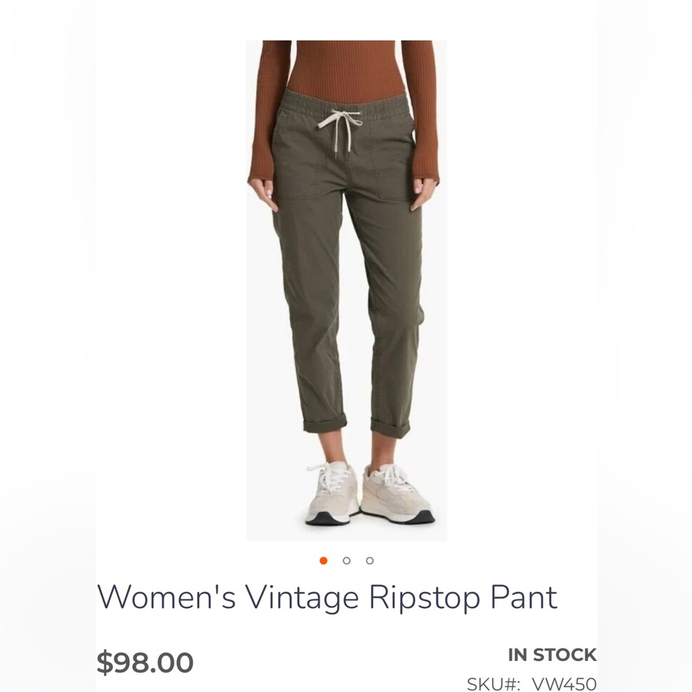 Vuori Rip Stop Pants Size L